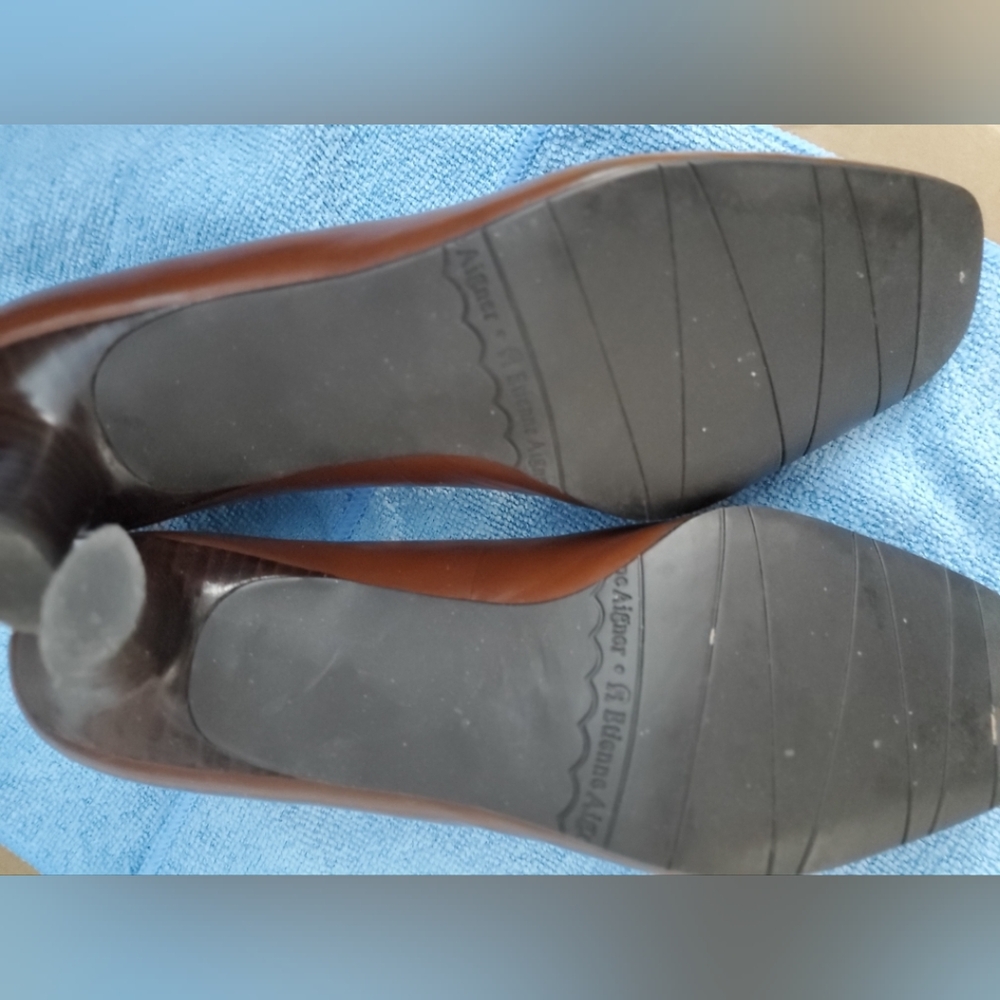 Etienne Aiger brown pumps womens size 8 1/2 - Picture 3 of 6